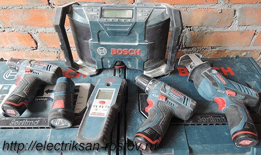 Bosch Professional 10.8 V и 12 V, аккумуляторный инструмент Бош 1